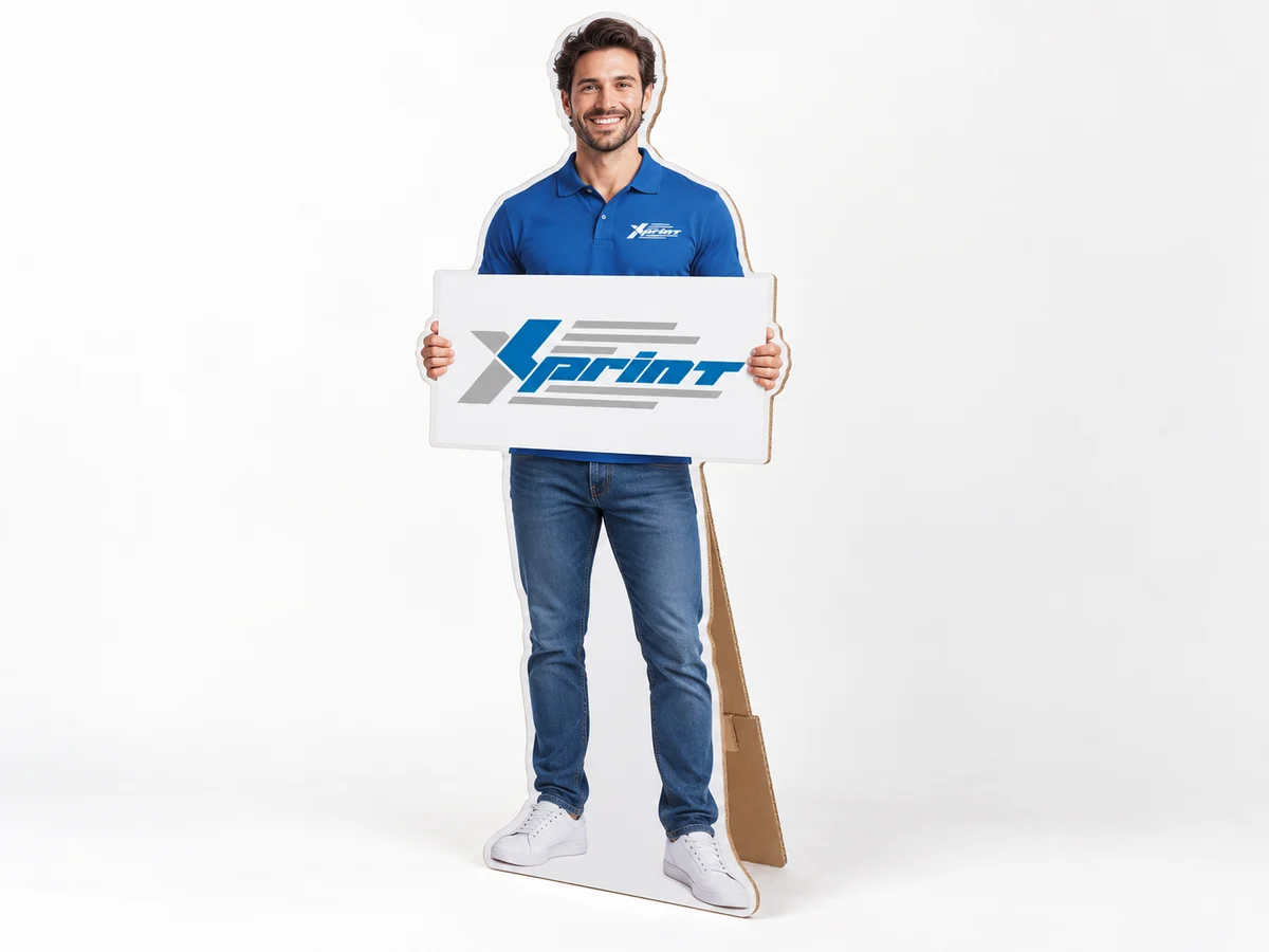 Figure standees — AI product mockup