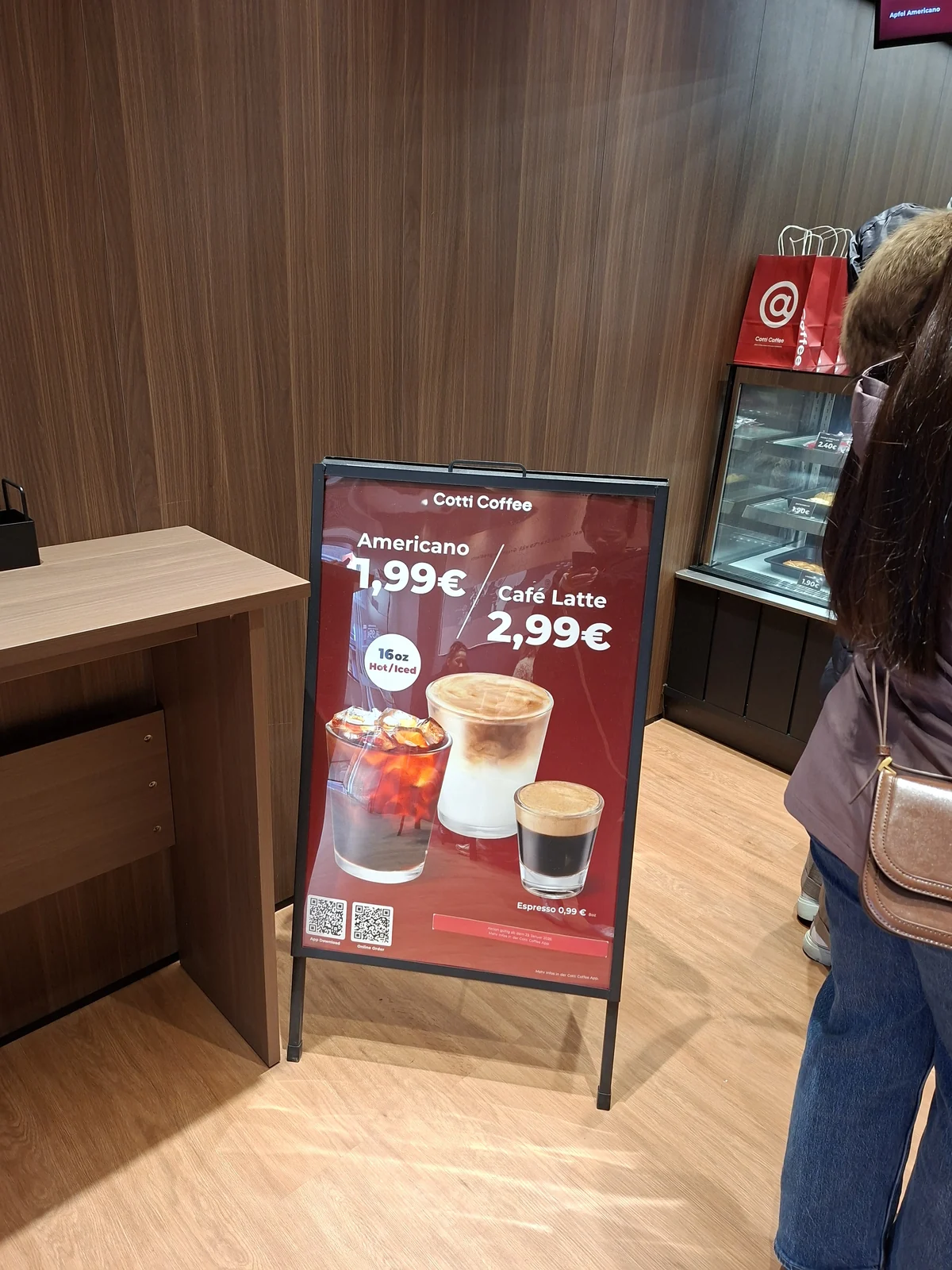 L'offerta di caffè a colpo d'occhio — Progetto cliente · XPrint