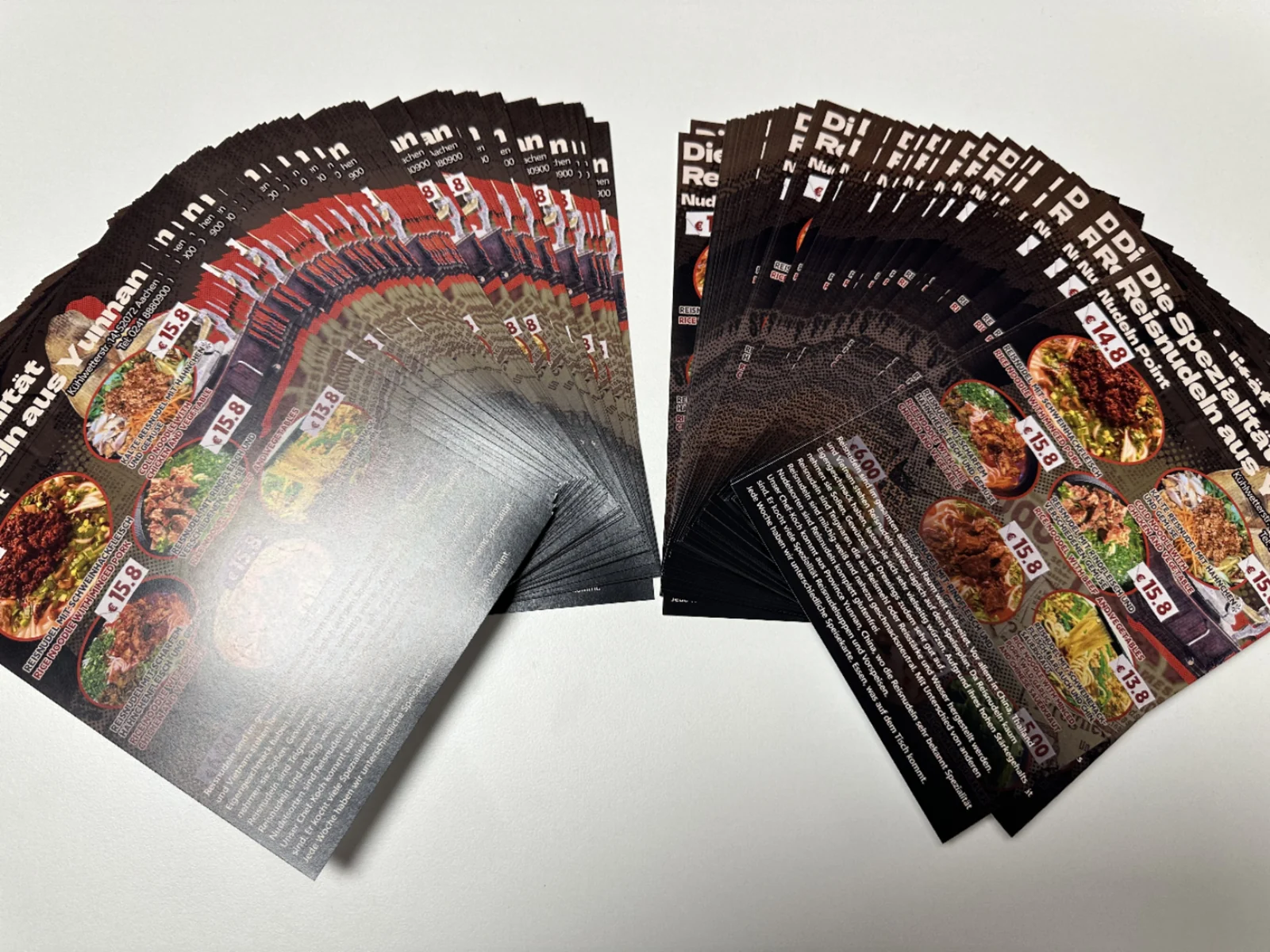 Un menu da portare via — Progetto cliente · XPrint